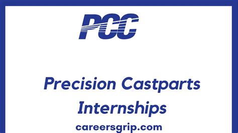 precision cast part manufacturing intern|Precision Castparts hiring Engineering Co.